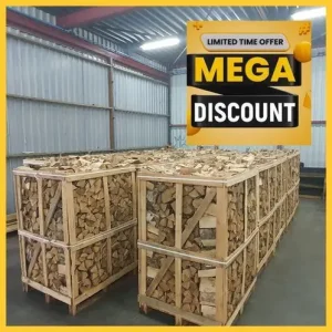 Gedroogd Haardhout Berk VOLLE kratten bij Timber Otto